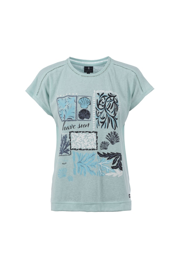 Soquesto Damen T-Shirts Dunkelblau