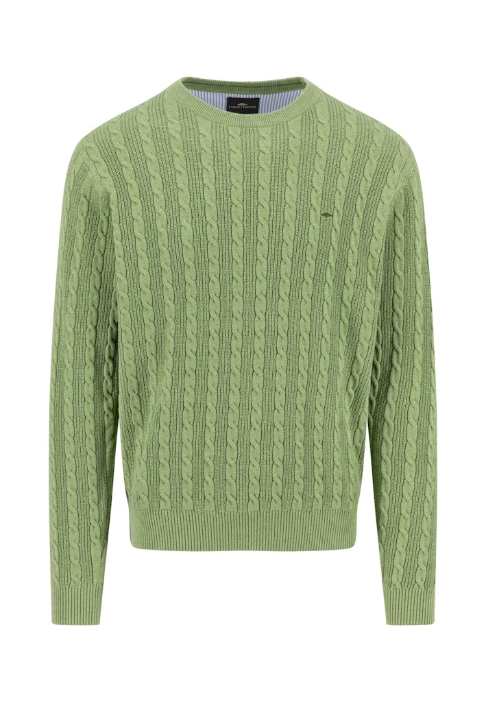 Fynch-Hatton Herren Pullover Avocado