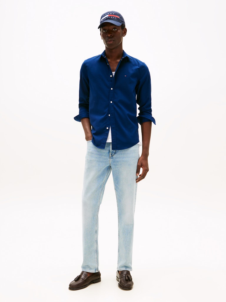 Tommy Hilfiger Herren Hemden Cg Blue