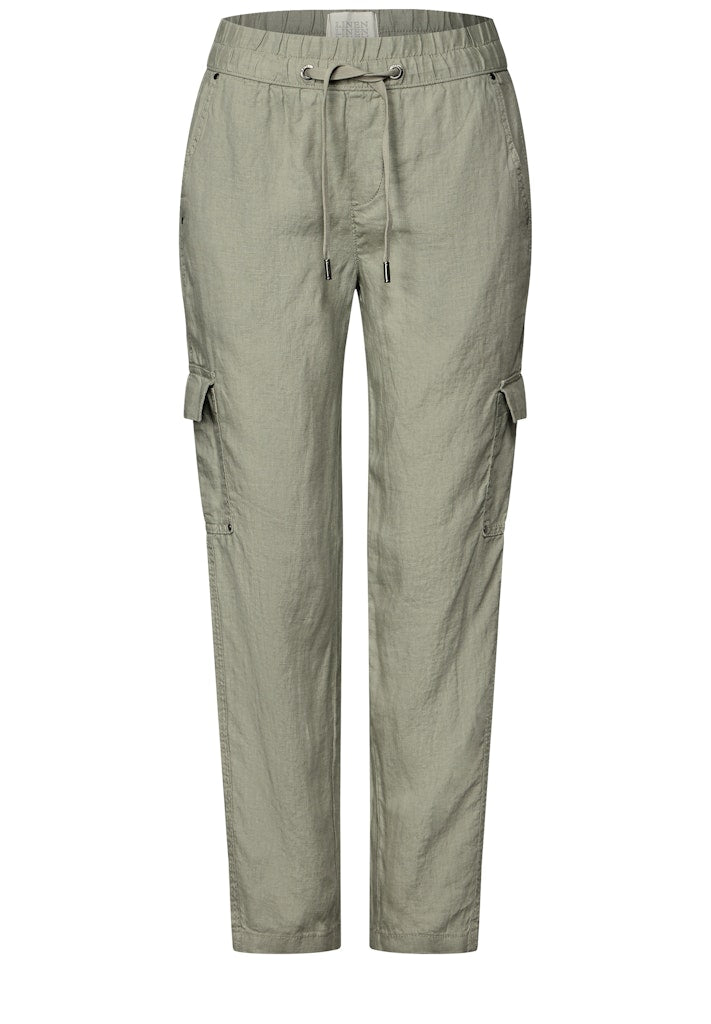 Street One Damen Hosen Pale Mud