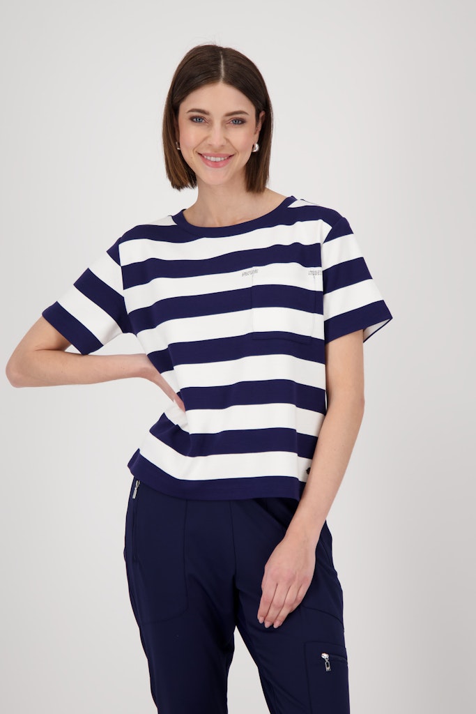 Monari Damen T-Shirts Navy Blue R