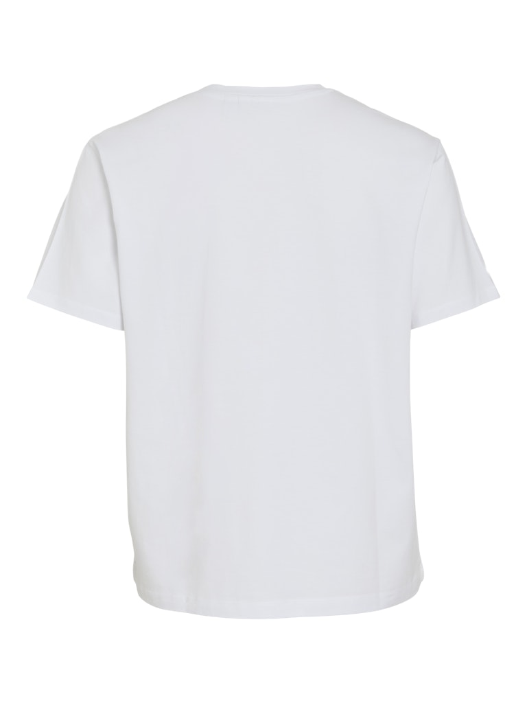 Vila Damen T-Shirts Bright White/Em