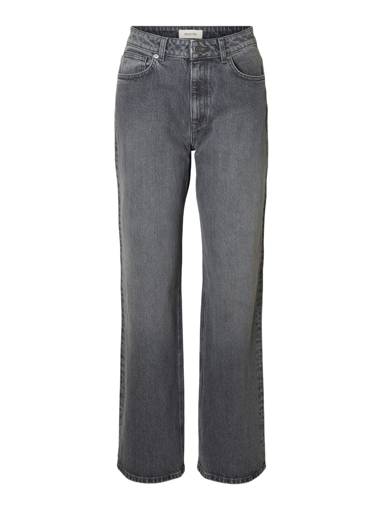 Selected Femme Damen Jeans Medium Grey Den