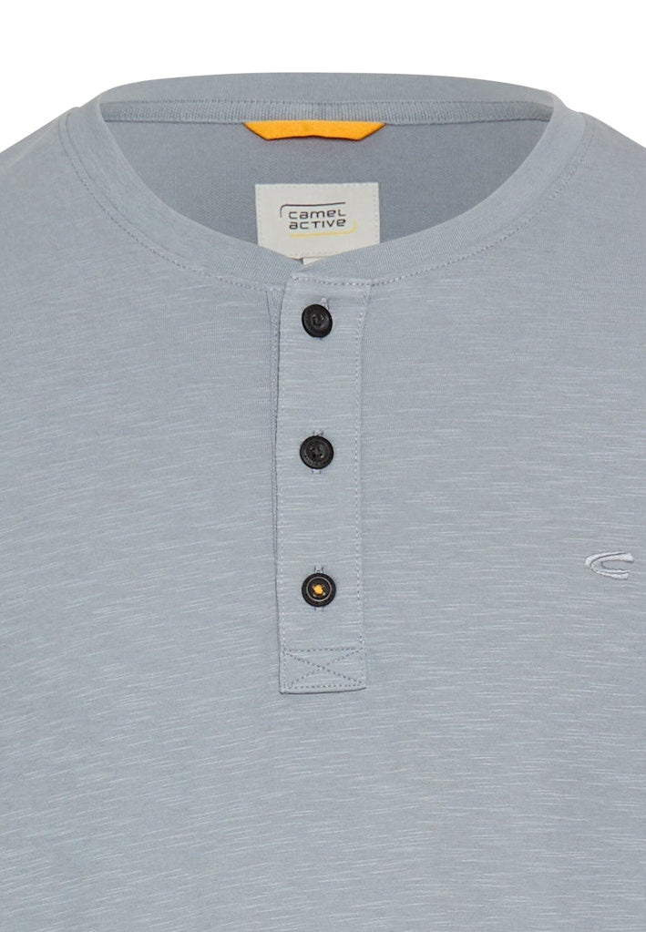 Camel active Herren T-Shirts kurz Stone Blue