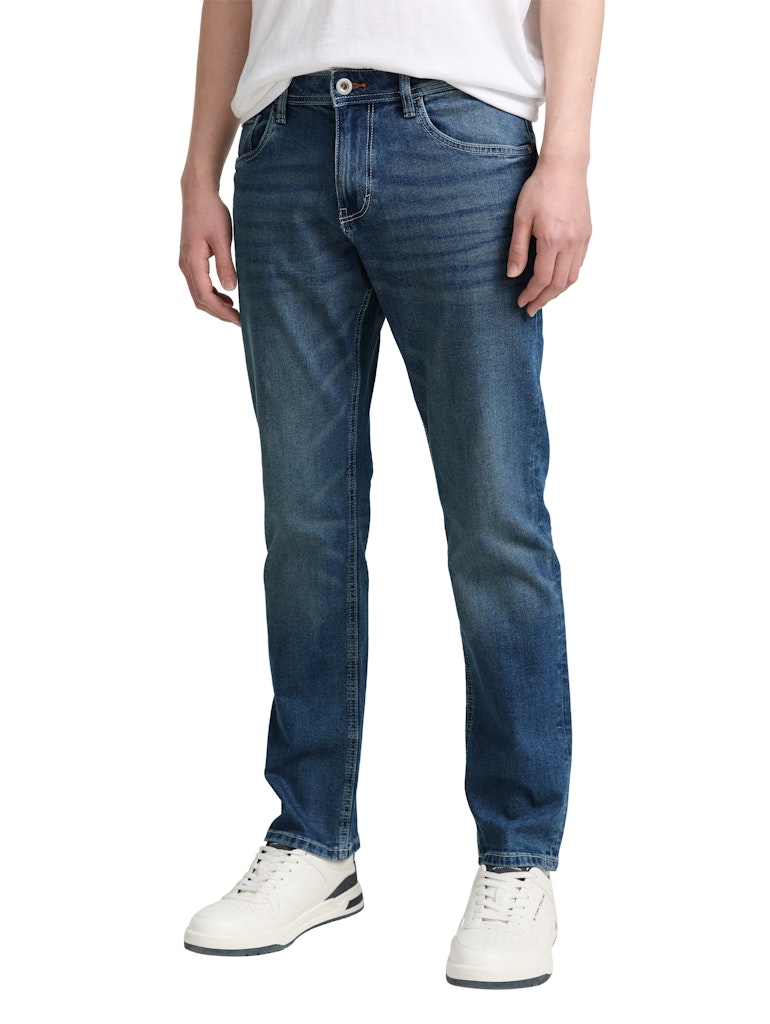 Tom Tailor Herren Jeans Used Mid Stone