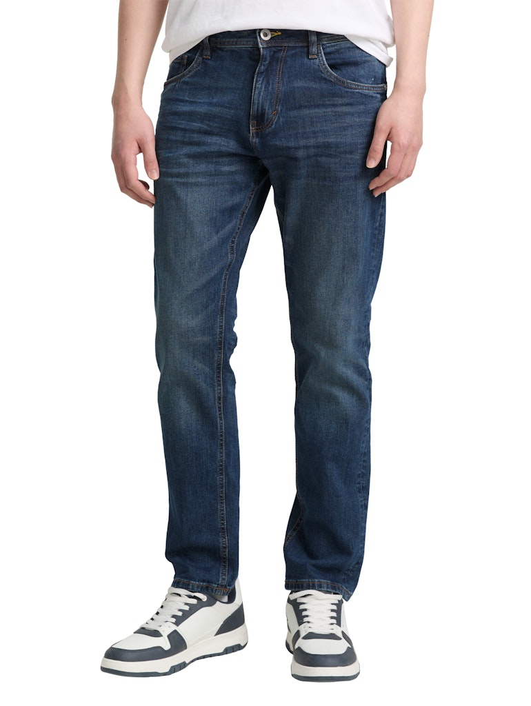 Tom Tailor Herren Jeans Mid Stone Wash
