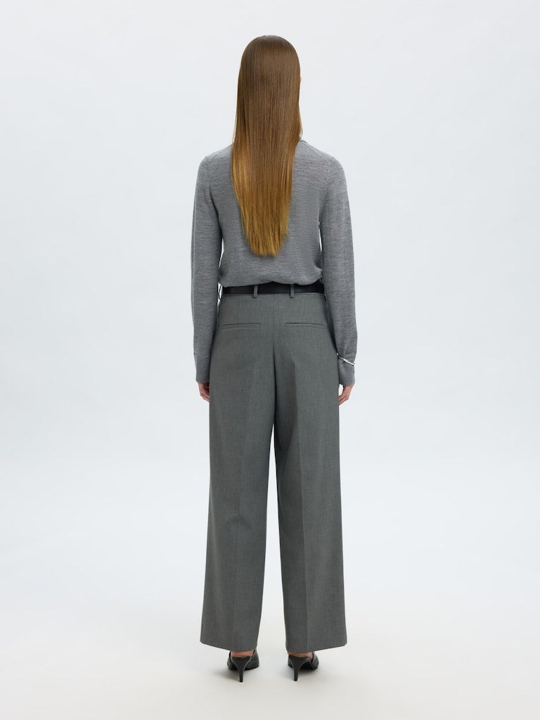 Selected Femme Damen T-Shirts Medium Grey Mel