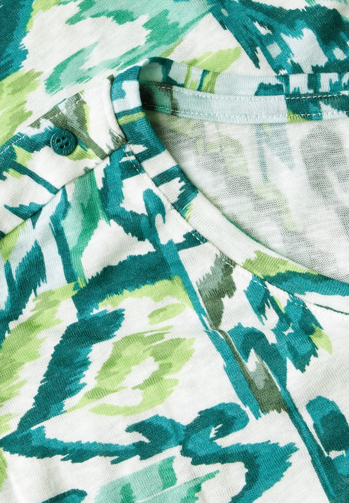 Cecil Damen T-Shirts Green Lag