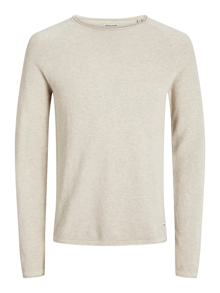 Jack & Jones Herren Pullover Oatmeal/Melange