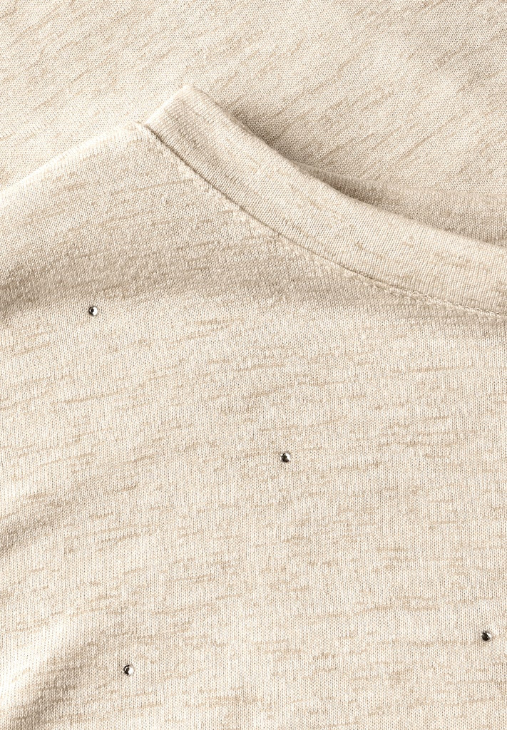 Cecil Damen T-Shirts Pearl Bei