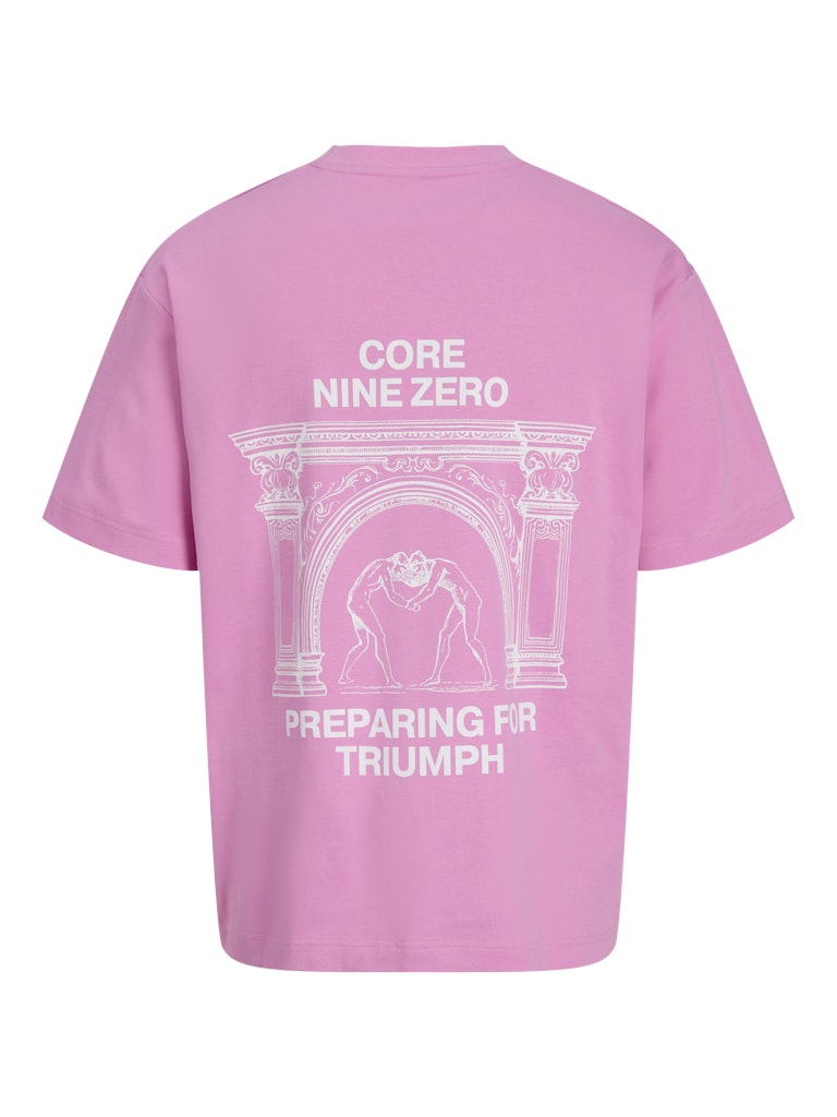 Jack & Jones Herren T-Shirts kurz Fuchsia Pink