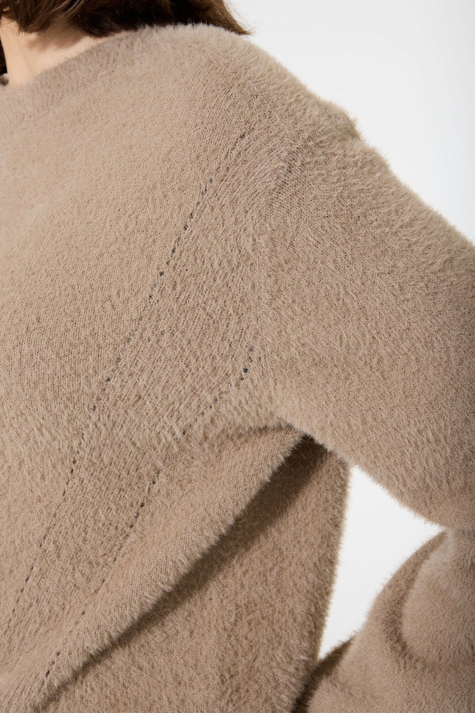 Garcia Damen Strickjacken Taupe