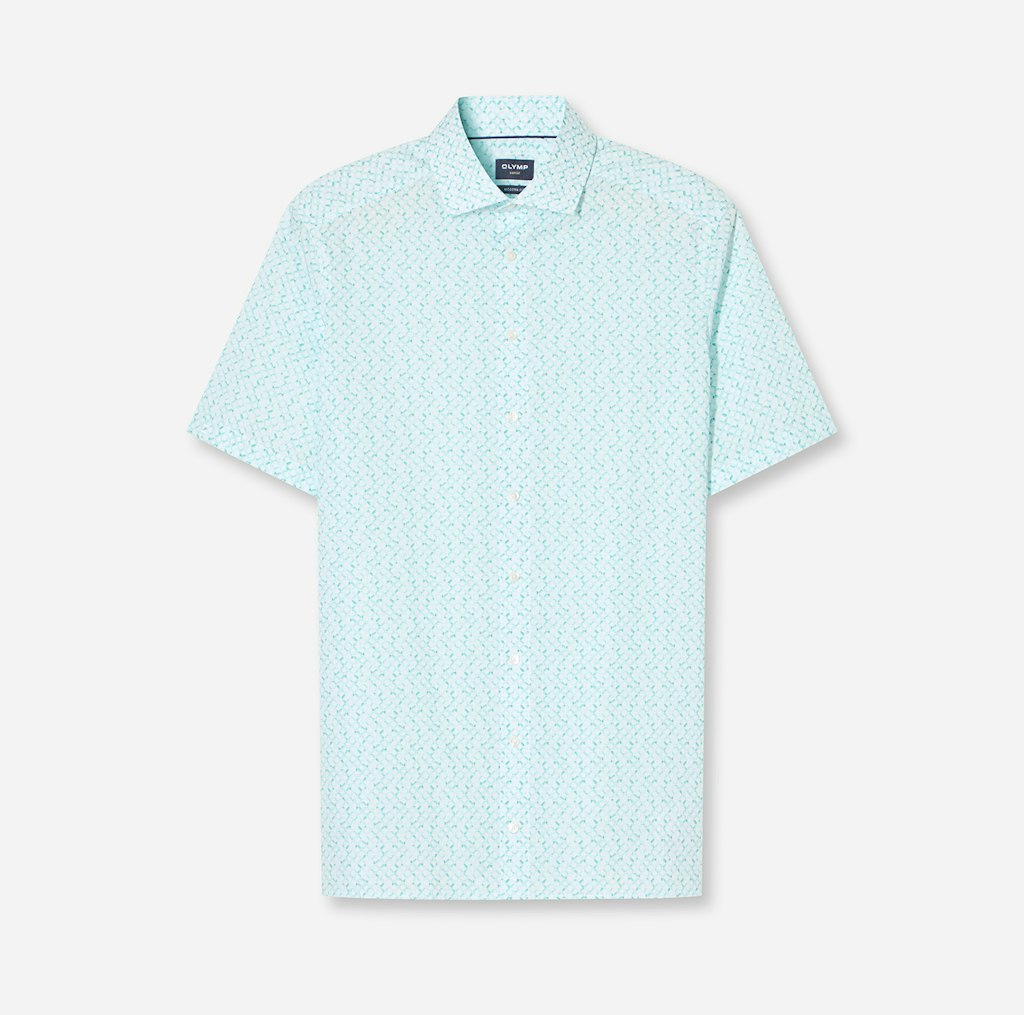 Olymp Herren Hemden kurz Mint