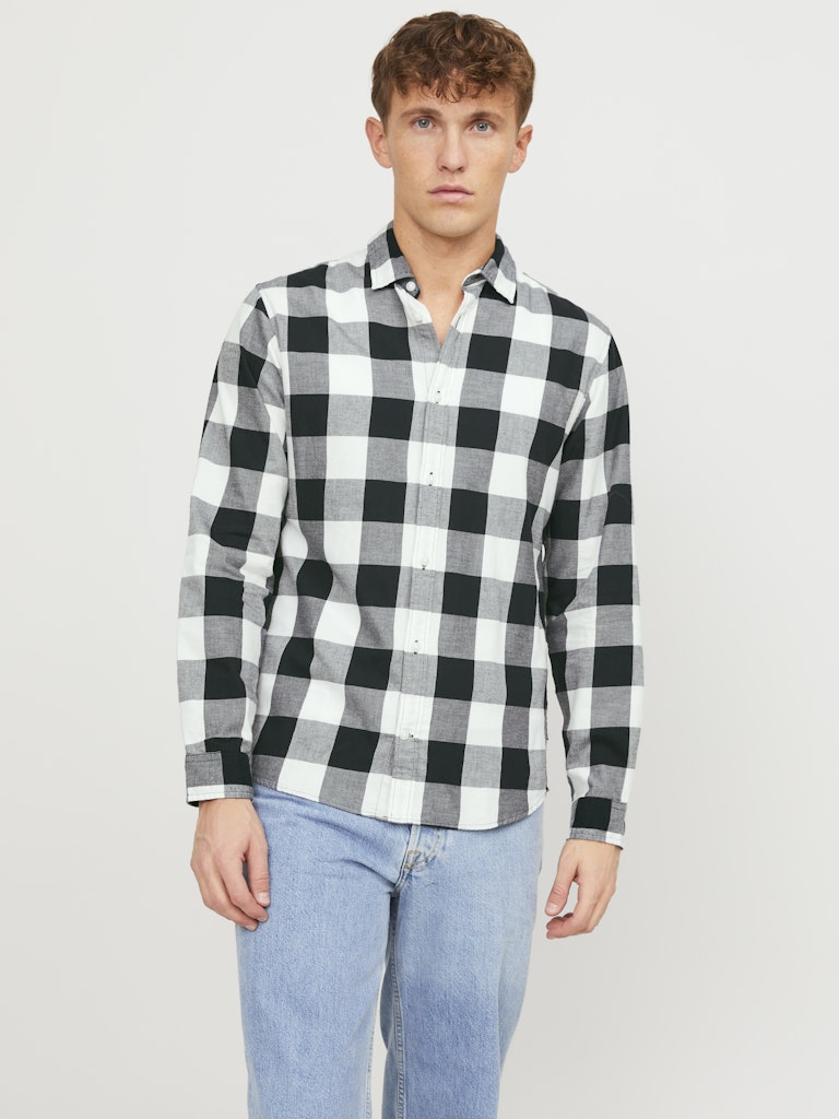 Jack & Jones Herren Hemden lang Whisper White/S