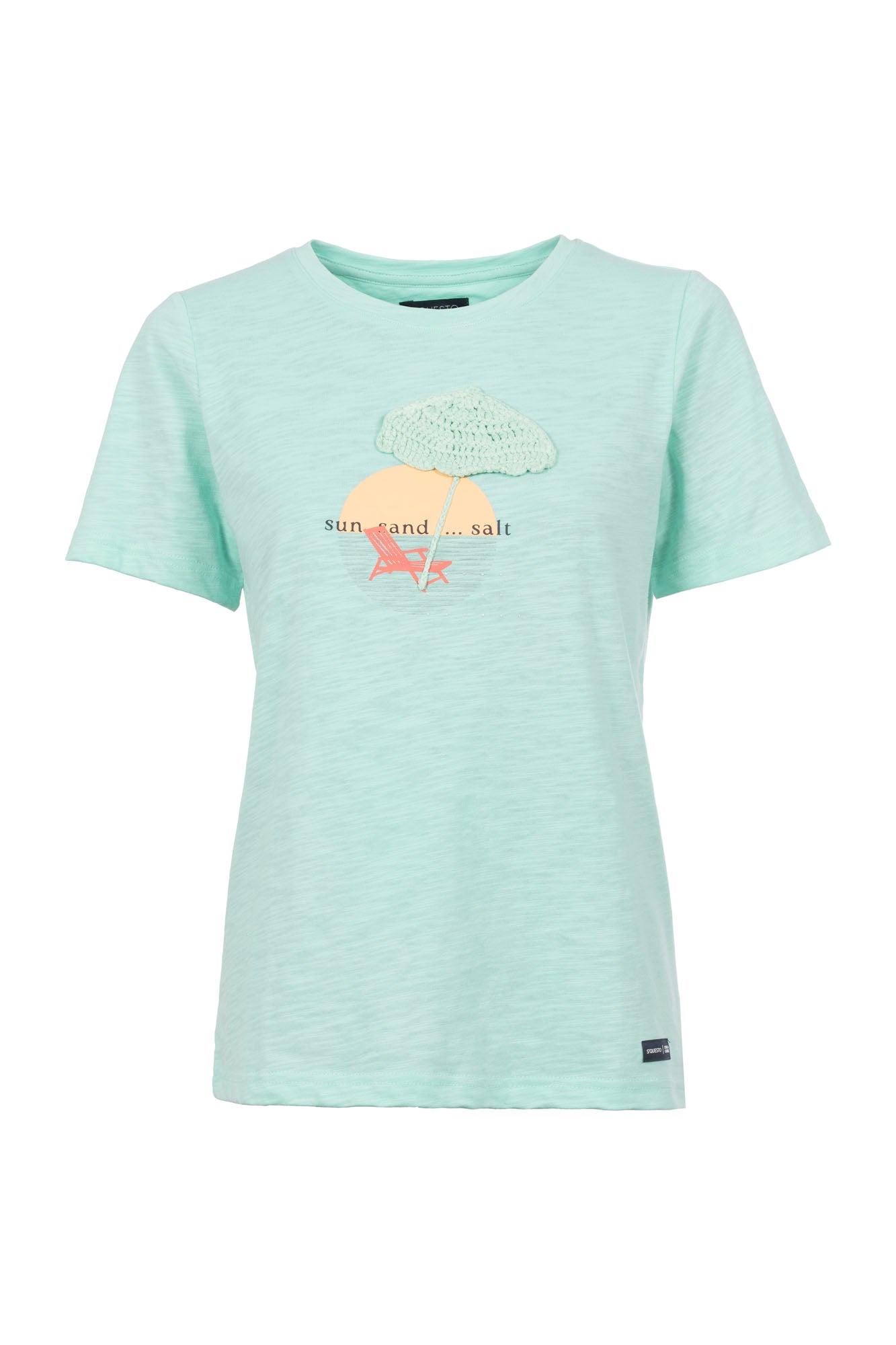 Soquesto Damen T-Shirts Aqua