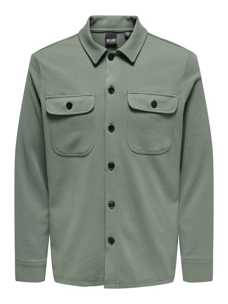 Only & Sons Herren Hemden lang Castor Gray