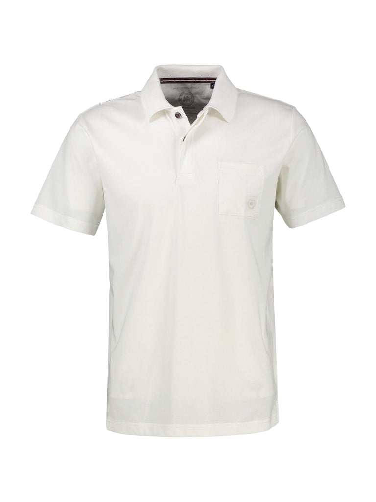 Lerros Herren Polo-Shirts Broken White