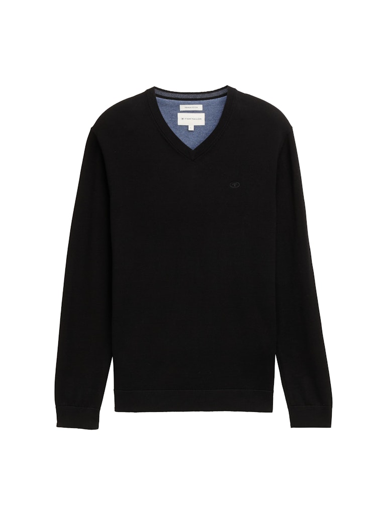 Tom Tailor Herren Pullover Black