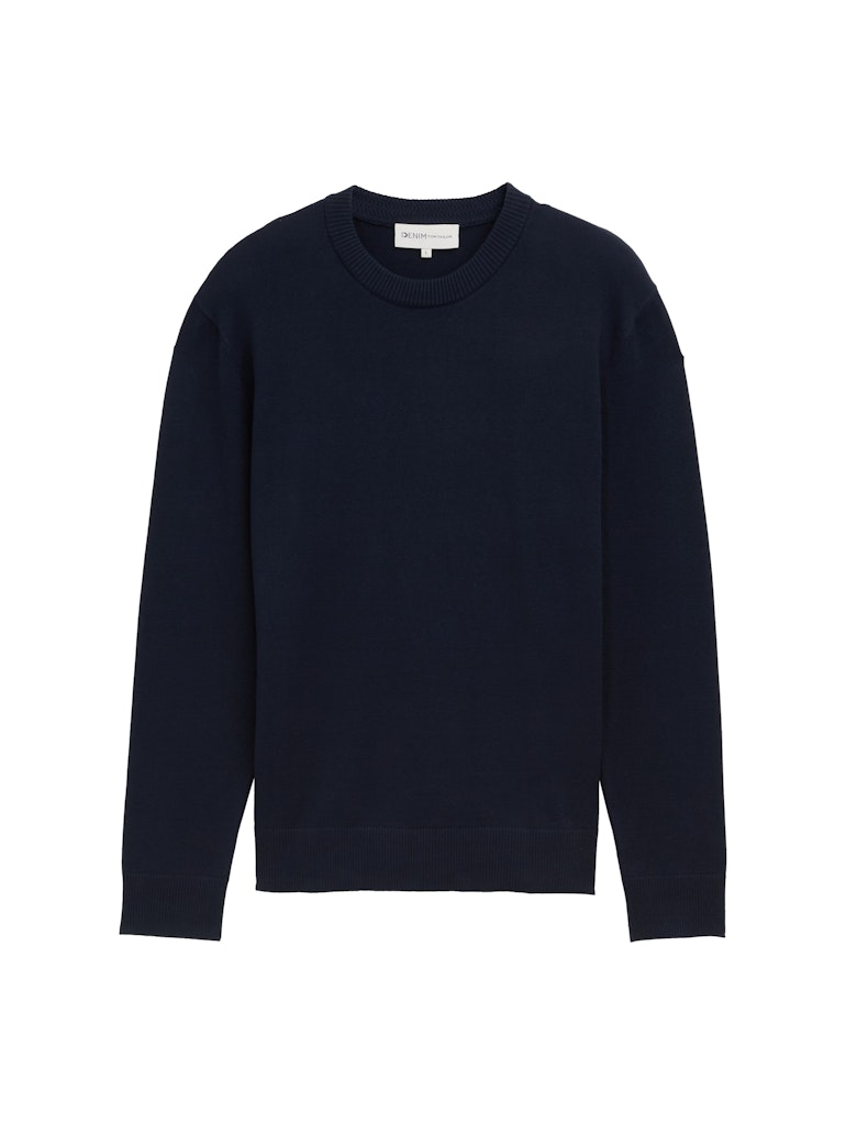 Tom Tailor denim Herren Pullover Dark Navy