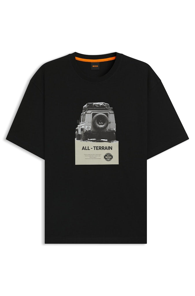 Boss Orange Herren T-Shirts kurz Black