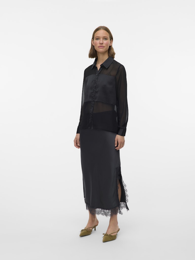 Vero Moda Damen Blusen Black