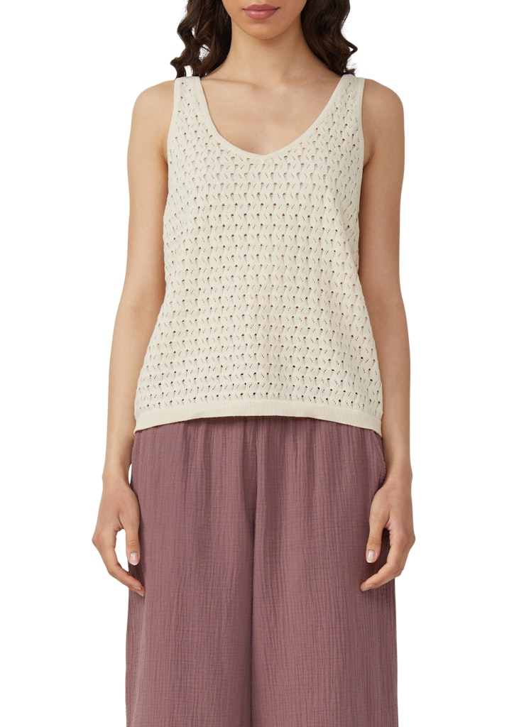 QS by S.Oliver Damen Tops White