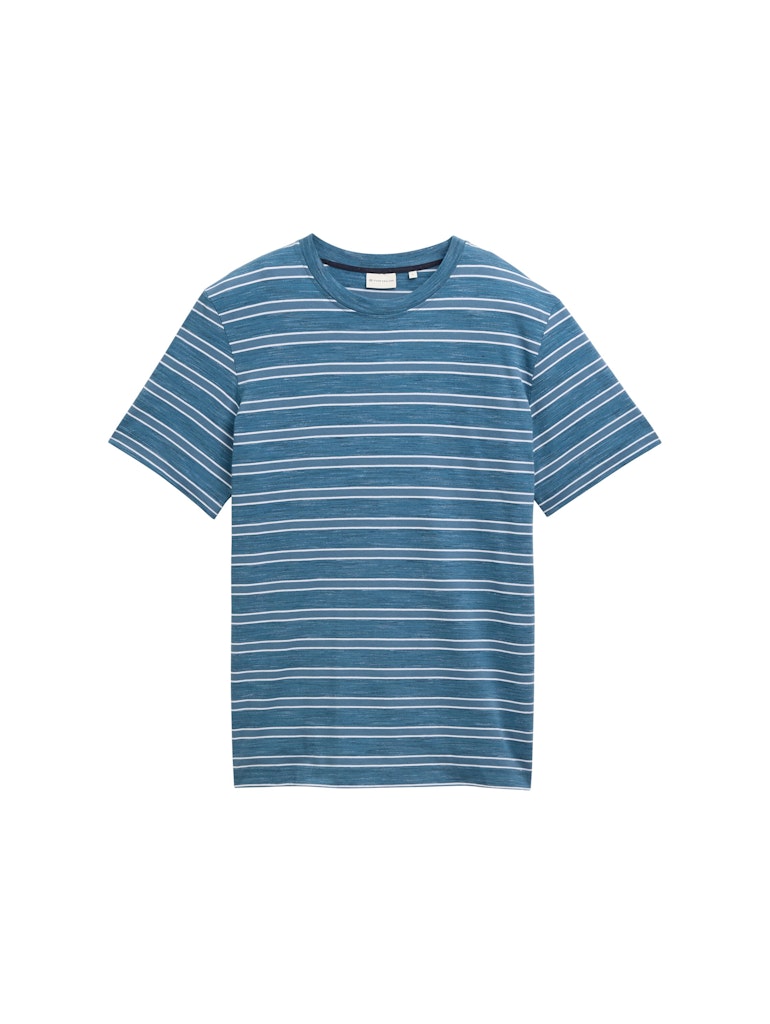 Tom Tailor Herren T-Shirts kurz Real Teal Yarn