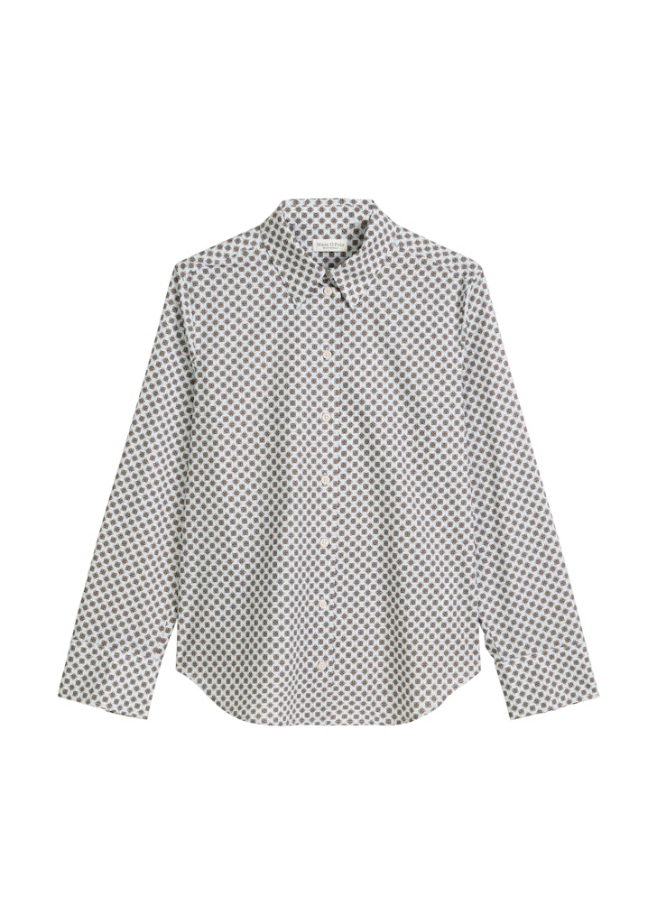 Marc O'Polo Damen Blusen Multi/Calm Blue