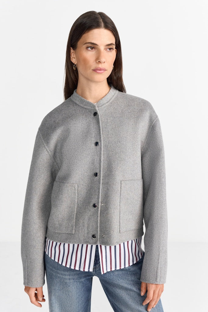 Rich & Royal Damen Strickjacken Silver Mist