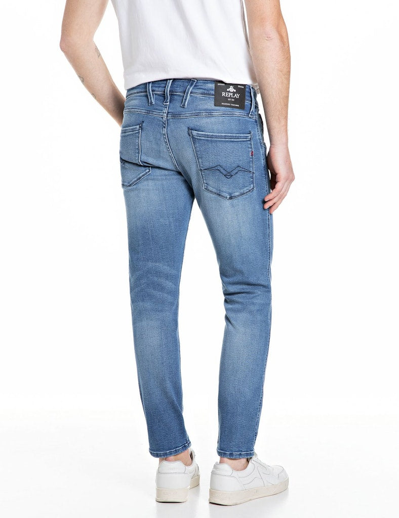 Replay Herren Jeans Medium Blue