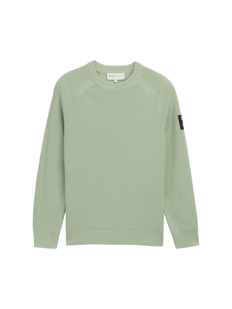Tom Tailor denim Herren Pullover Fresh Mint Gree
