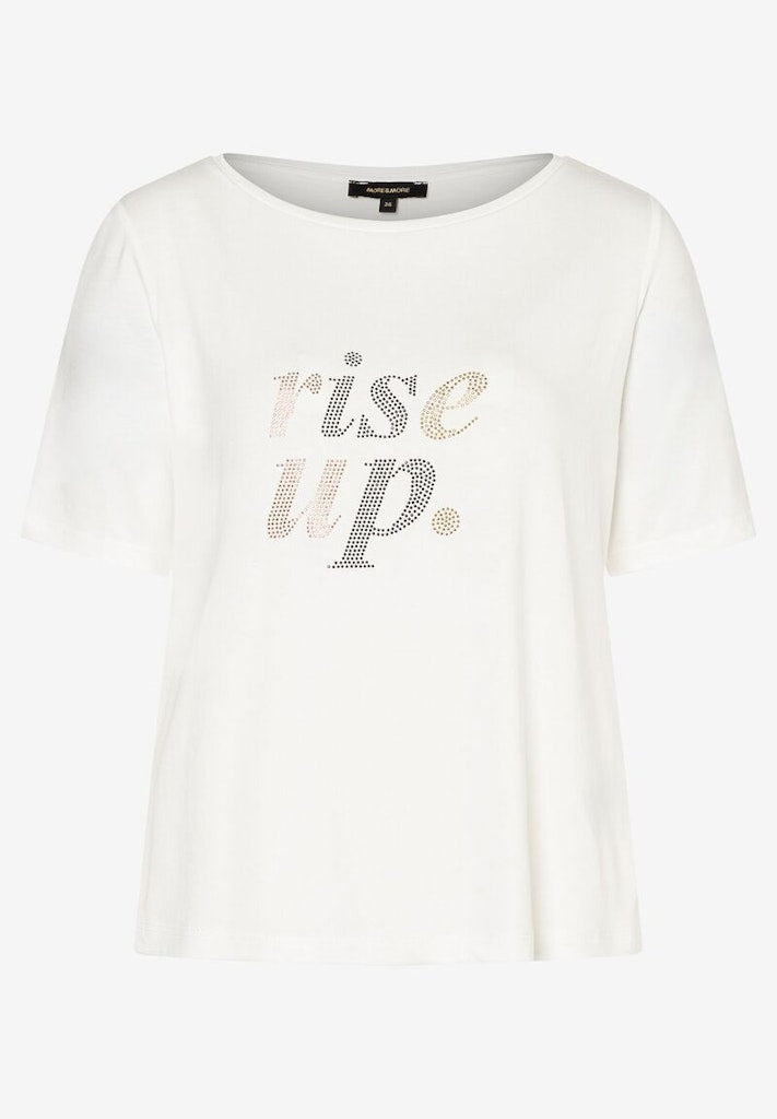 More & More Damen T-Shirts Off White