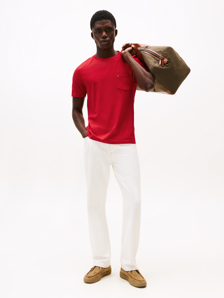 Tommy Hilfiger Herren T-Shirts kurz Xld Red