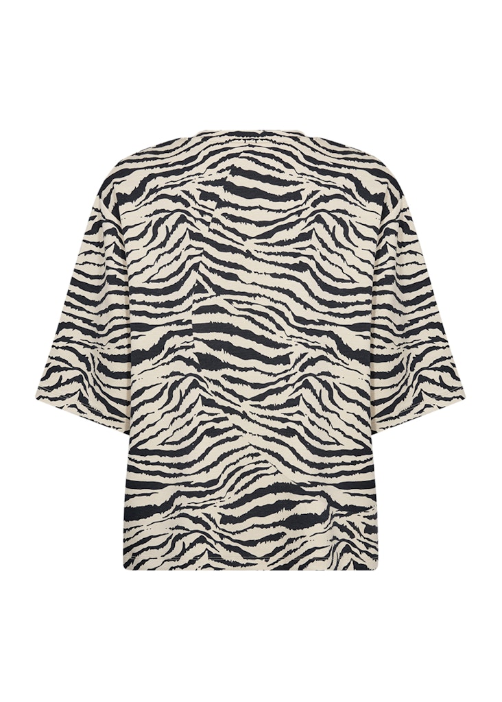 Soya Concept Damen T-Shirts Black Combi