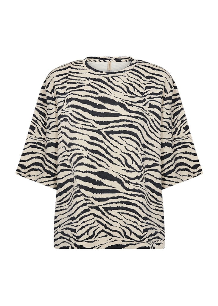 Soya Concept Damen T-Shirts Black Combi