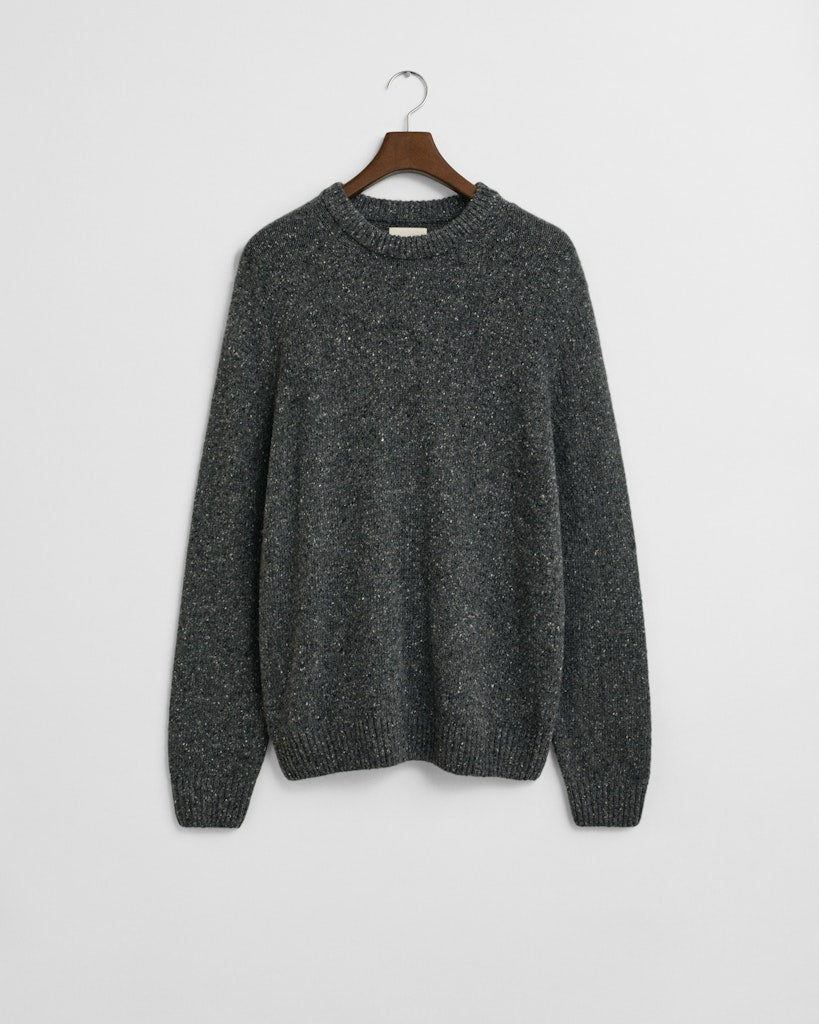 Gant Herren Pullover Charcoal Mel
