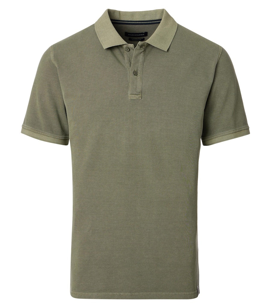 Casa Moda Herren Polo-Shirts Gruen