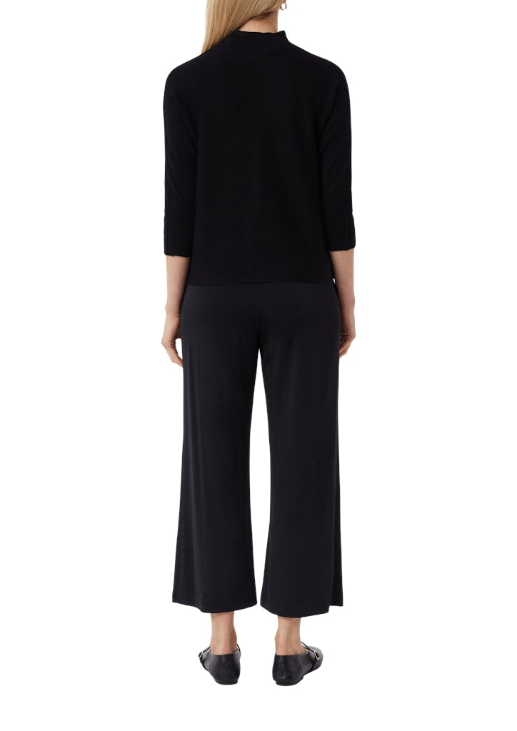 Comma Damen Pullover Grey/Black