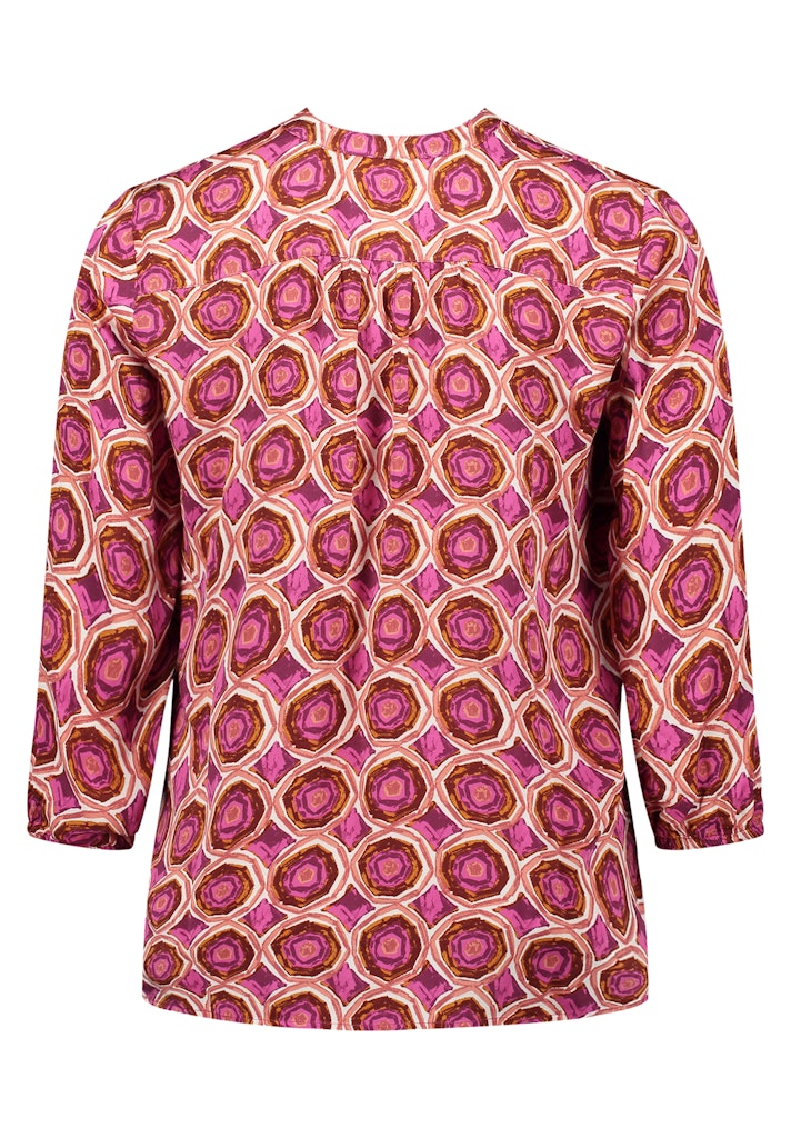 Cartoon Damen Blusen Cream/Purple