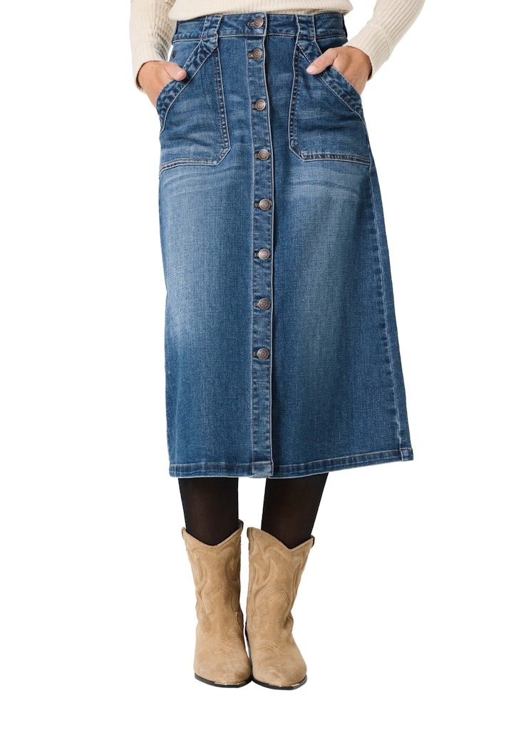 Timezone Damen Rock Mid Blue W