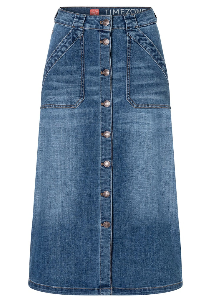 Timezone Damen Rock Mid Blue W