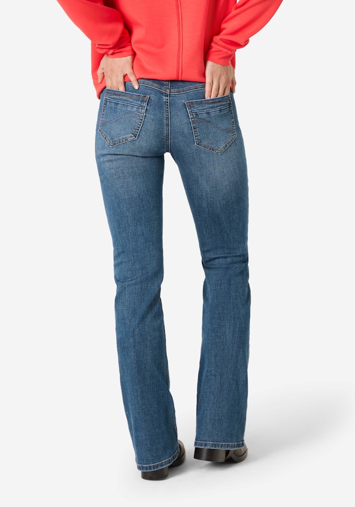 Timezone Damen Jeans Mid Blue W
