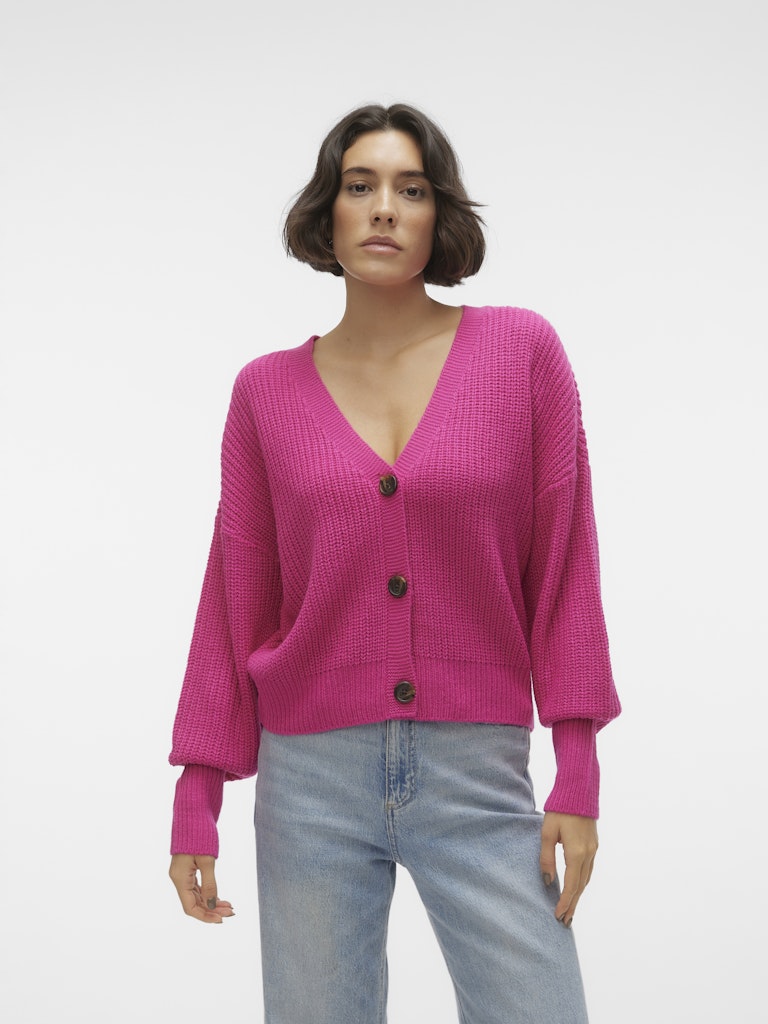 Vero Moda Damen Strickjacken Pink Yarrow