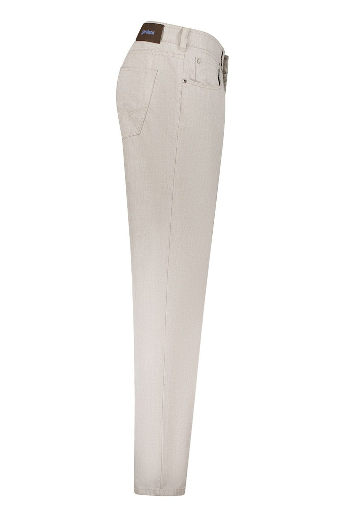 Gardeur Herren Hosen Hellgrau