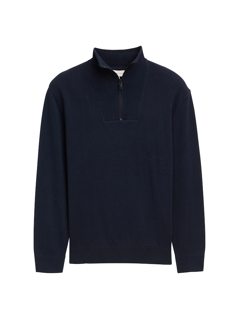 Tom Tailor denim Herren Pullover Sky Captain Blu