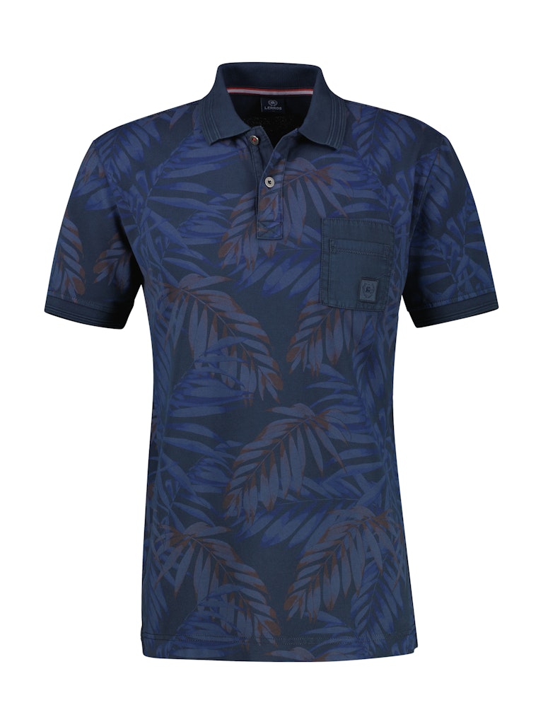 Lerros Herren Polo-Shirts Classic Navy