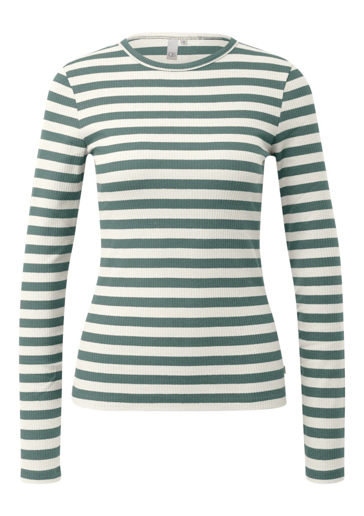 QS by S.Oliver Damen T-Shirts Blue Green