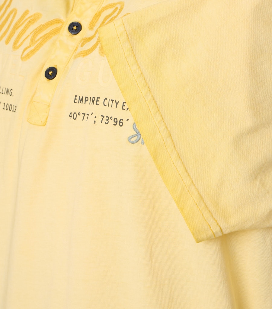 Casa Moda Herren T-Shirts kurz Gelb