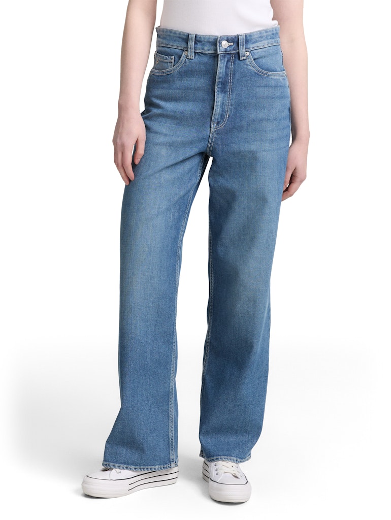 Tom Tailor denim Damen Jeans Used Mid Stone