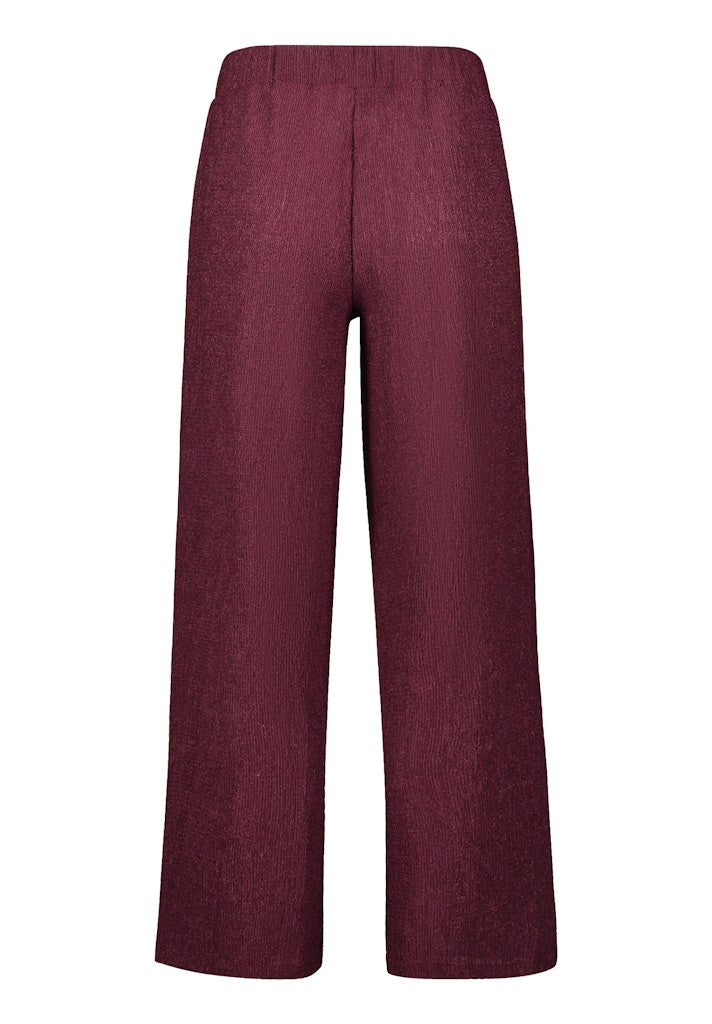 Cartoon Damen Hosen Dark Aubergine